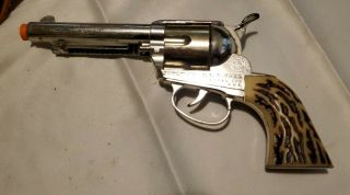 VINTAGE MATTEL SHOOTIN SHELL FANNER WITH HOLSTER AND BELT 7