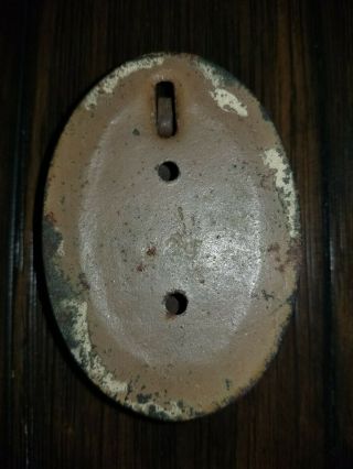 Rare Antique HUBLEY Cast Iron Cottage Doorknocker 3