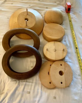 La Mode Wooden Millinery Hat Forms Blocks From Early 1900’s 11