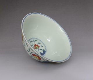 OLD RARE CHINESE BLUE AND WHITE PORCELAIN BOWL WITH CHENGHUA MARK (E130) 9