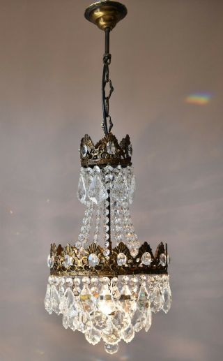 Antique Vintage Crystal Chandelier,  Ceiling lamp,  Lighting for Home Living,  Decor 3