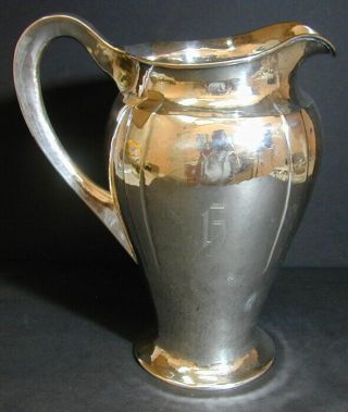 Mulholland Hand Wrought Sterling Water Pitcher -
