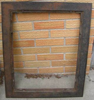 Antique Victorian Cast Iron Floor Heat Grate Register With Frame And Louvers VGC 8