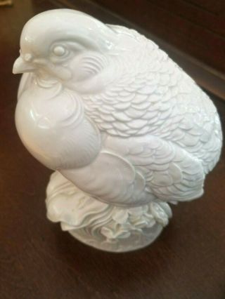Rare Meissen Pigeon P0rcelain Figurine Weiss 1900s Snow White Color