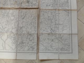 1865 RARE Linen Backed Old Map of the ENGLISH LAKES by Edward Stanford 1st Ed? 11