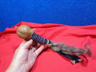 OLD NATIVE AMERICAN INDIAN RATTLE 2