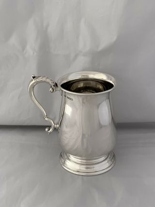 Large Solid Silver PINT Tankard Beer Mug 1945 Sheffield Sterling Silver 3