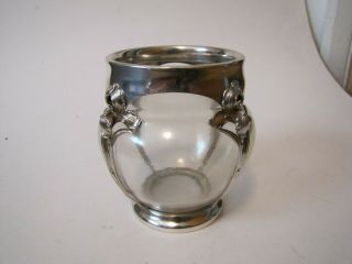 Theodore B.  Starr Sterling Silver Wrapped Art Nouveau Glass Vase York c1880 3