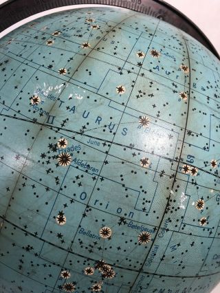 Vintage Celestial Globe 18” by Denoyer - Geppert Co.  Chicago 3