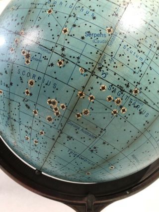 Vintage Celestial Globe 18” by Denoyer - Geppert Co.  Chicago 6