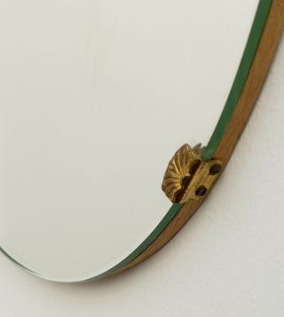 Vintage Freeform Wall Mirror asymetric rockabilly Mid Century 1950s Loewy era 4