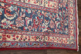 Vibrant Color Busy Pattern Floral Kashmar Persian Floral Red Area Rug Wool 10x13 11