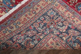 Vibrant Color Busy Pattern Floral Kashmar Persian Floral Red Area Rug Wool 10x13 12