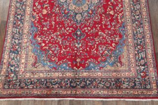 Vibrant Color Busy Pattern Floral Kashmar Persian Floral Red Area Rug Wool 10x13 6