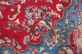 Vibrant Color Busy Pattern Floral Kashmar Persian Floral Red Area Rug Wool 10x13 9