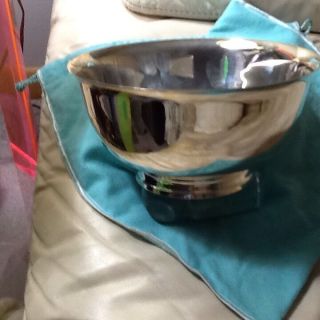 Tiffany & Co.  Makers Sterling Silver 8 " Bowl 538 Grams Dust Bag It’s Tiffany