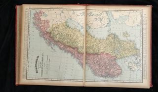 1897 Rand McNally UNIVERSAL ATLAS Of The World INDEXED Large FOLIO SIZE MAPS 5
