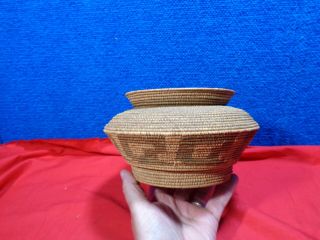 Large Antique Native American Indian Woven Basket 6