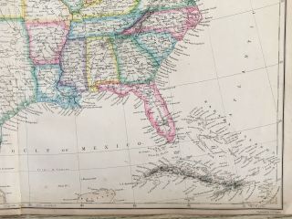 1859 UNITED STATES HAND COLOURED ANTIQUE MAP BY W.  G.  BLACKIE 6