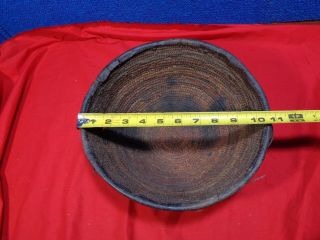 LARGE ANTIQUE NATIVE AMERICAN INDIAN WOVEN BASKET 5 11