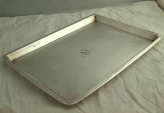 Fine Solid Silver Dressing Table Tray - 450g - London 1915 3