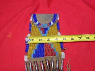 NATIVE AMERICAN BEADED POUCH BAG 10
