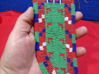 NATIVE AMERICAN BEADED KNIFE SHEATH 4