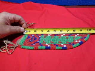 NATIVE AMERICAN BEADED KNIFE SHEATH 7