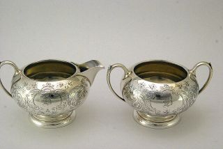Stunning Fine 3 Pc Birks Sterling Silver Tea Set