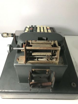 VINTAGE R.  C.  Allen Cash Register Mercantile Antique Adding Business Machine 9
