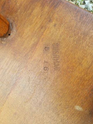Vintage Cobblers Bench Table Cushman Colonial Creation Bennington VT 8