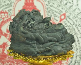 BIG Natural Kod Leklai Yoi King Magic cave Mountain stone Thai amulet 2