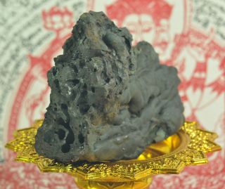 BIG Natural Kod Leklai Yoi King Magic cave Mountain stone Thai amulet 4