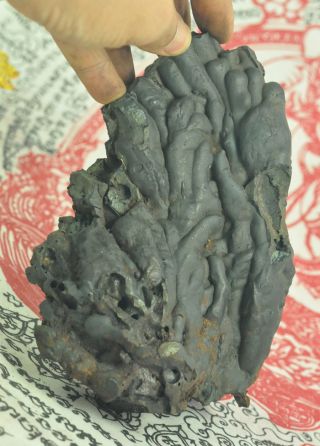 BIG Natural Kod Leklai Yoi King Magic cave Mountain stone Thai amulet 7