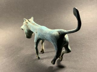 STUNNING EXAMPLE ANCIENT LURISTAN BRONZE ZOOMORPHIC STATUETTE CIRCA 1200 - 800BCE 7