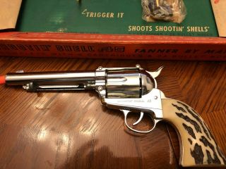 Mattel Shootin Shell 45 cap gun in its box n/mint 4