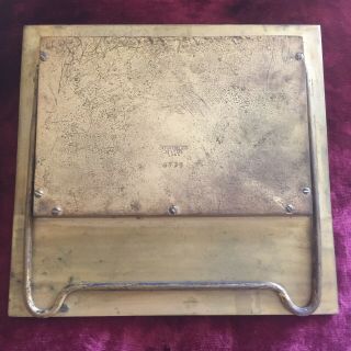 Antique Gilt Bronze Tiffany Studious 1783 Adam Picture Calendar Frame 2