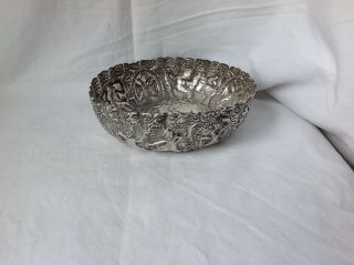 Unusual Turkish Ottoman Silver Bowl