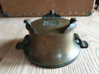 Antique Chinese Bronze Censer With Handles & Signed 6 Character Mark 12