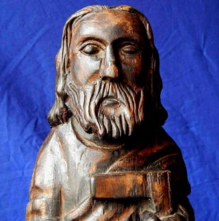 18th century French folk art sculpture St Joseph Patron of Carpenters circa 1780 3