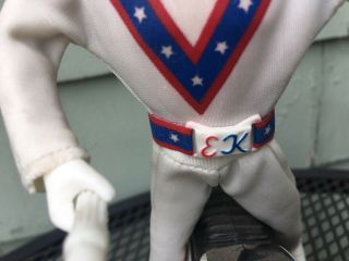 Evel Knievel Stunt Cycle & Action Figure w/Helmet Really Ideal 10