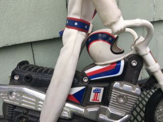 Evel Knievel Stunt Cycle & Action Figure w/Helmet Really Ideal 6