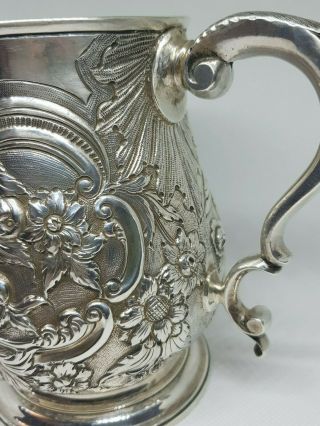 LARGE 18th century Silver Sterling London 1761 Tankard Samuel Wood 330 grams 3