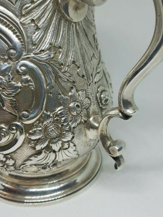 LARGE 18th century Silver Sterling London 1761 Tankard Samuel Wood 330 grams 4