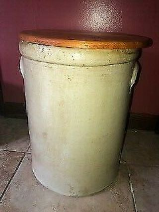 Antique 12 Gallon Stoneware Crock 2
