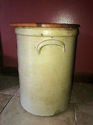 Antique 12 Gallon Stoneware Crock 3