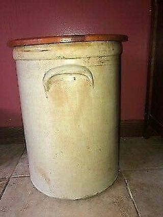 Antique 12 Gallon Stoneware Crock 4