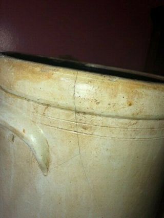 Antique 12 Gallon Stoneware Crock 9