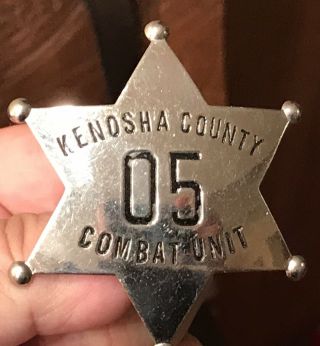 Kenosha County Combat Unit 05 Badge