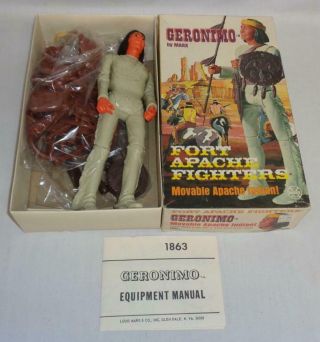 Vintage Marx Geronimo Movable Apache Indian Complete